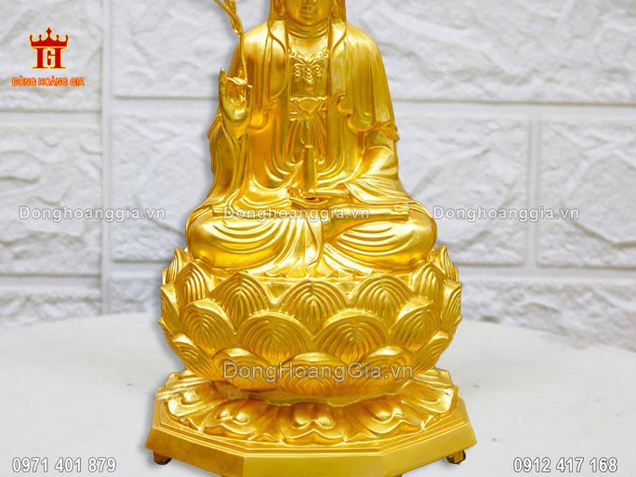 Đồng Hoàng Gia nhận chế tác tượng Phật Bà Quan Âm mạ vàng theo yêu cầu